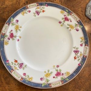 Vintage Tiffany & Co. Cauldon Floral Dinner Plates
